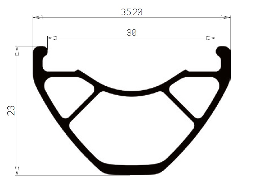 Hope Llanta Fortus 30 27.5" 32h