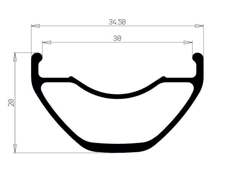 Hope Llanta Fortus 30 SC 27.5" 32h