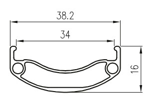 Alexrims Llanta MD35 29" 32h