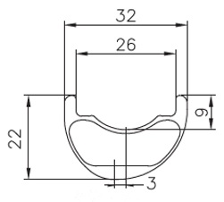 Trust Wheels Llanta M2232TL 29" 28h