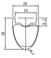 Trust Wheels Llanta M3629HL 700c 24h