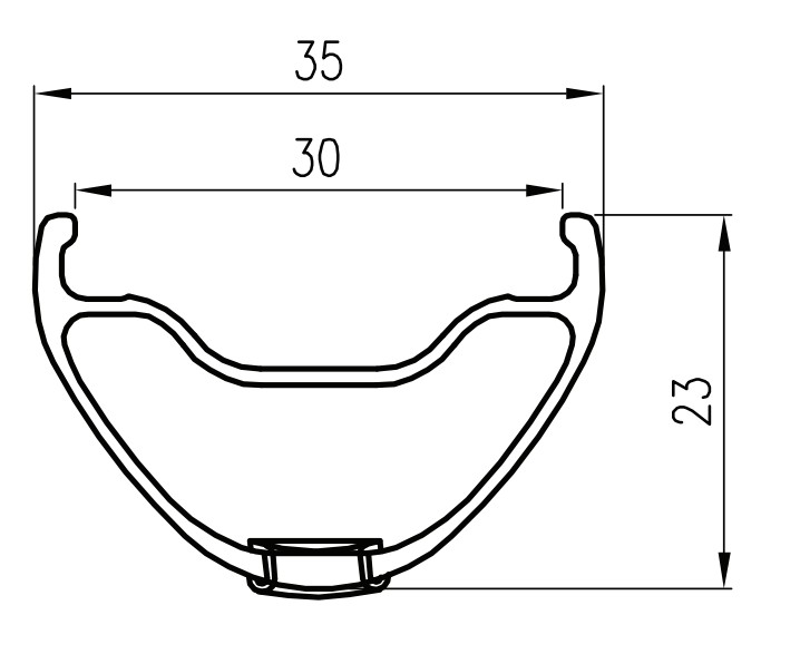 Alexrims Llanta SUPRA 35 SSE 29" 32h