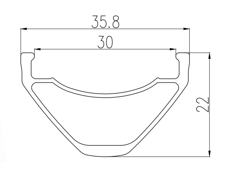 Alexrims Llanta TAU30 29" 32h