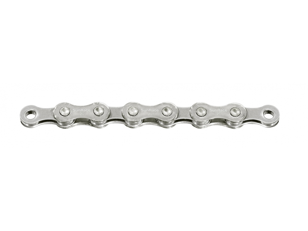 SunRace Cadena CN12A 12V 126 eslabones Q/link plateada