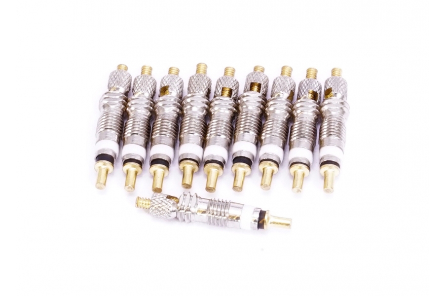 Wheel Parts núcleo de válvula francesa (10ud.)