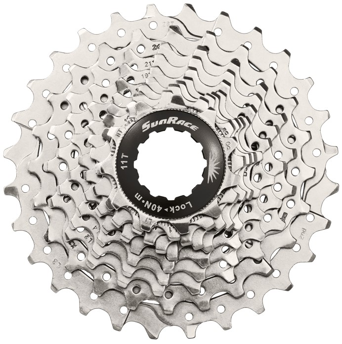 SunRace Piñón CSRS0 10V 11-32T plateado
