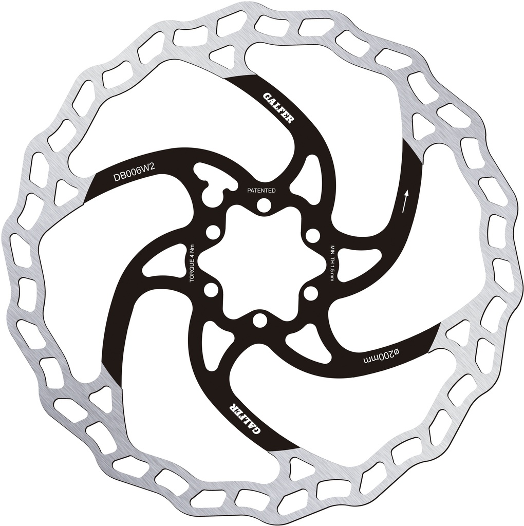 Galfer Rotor Disc Wave Ebike 200mm