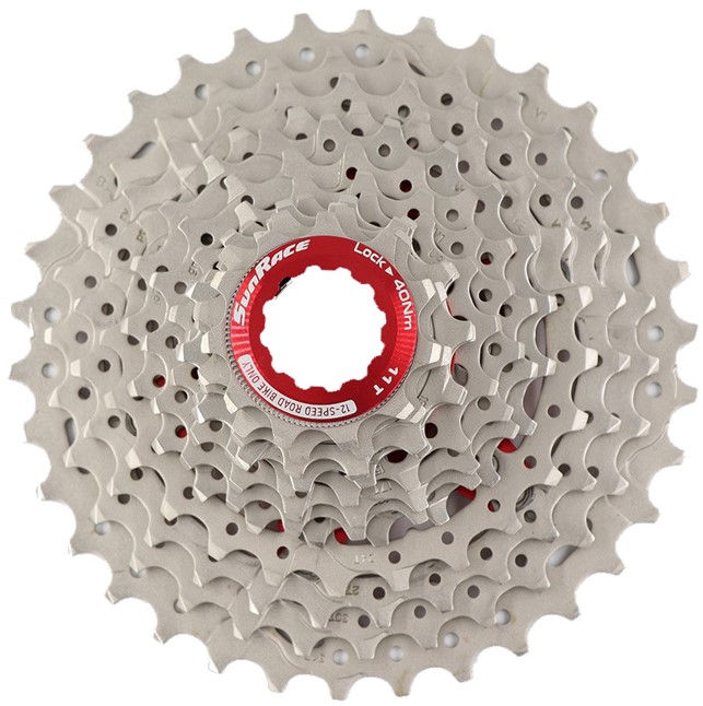 SunRace Piñón CSRZ800 12V 11-36T plateado