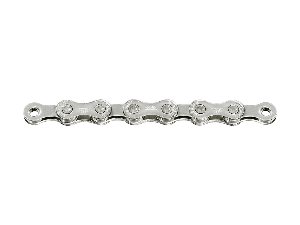SunRace Cadena CN10A 10V 116 eslabones Q/link plateada