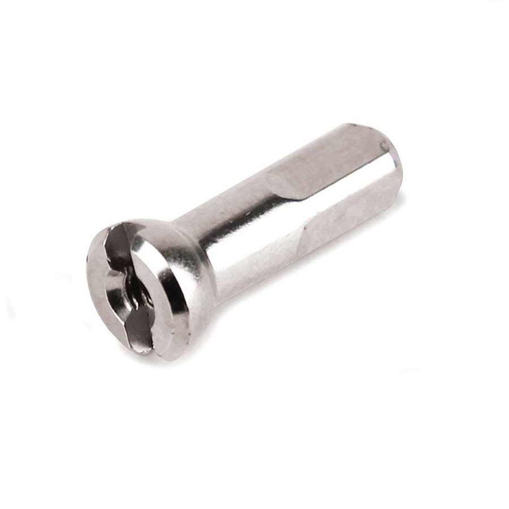 Sapim Niple Polyax bronce 14g/12mm plateado (100 u)