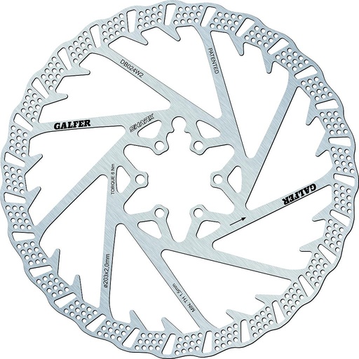 [DB024W] Galfer Rotor Disc Shark 203mm