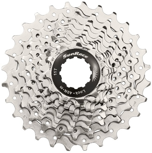 [CSRS0.TAU0.XS0.BX] SunRace Piñón CSRS0 10V 11-32T plateado