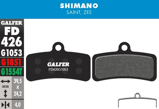 [FD426G1053] Galfer Pastillas Shimano M7120/8020/8120/9120